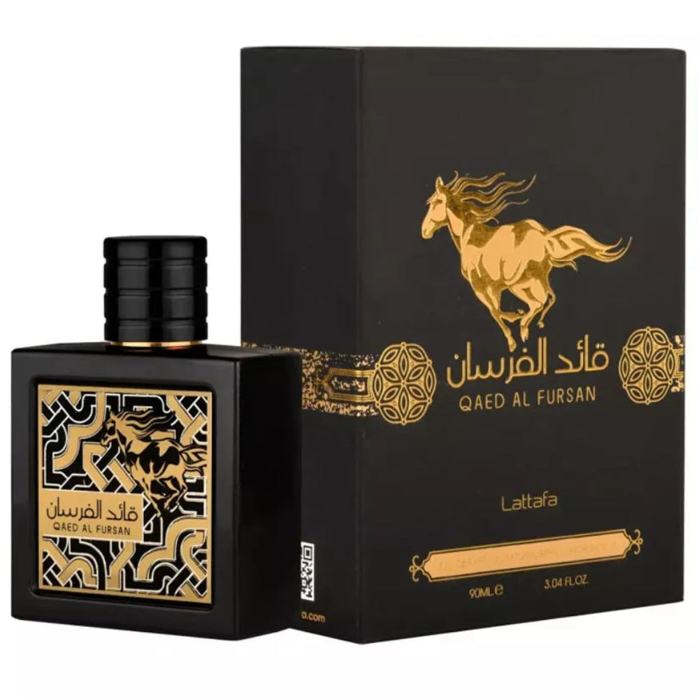 PERFUME LATTAFA QAED AL FURSAN EDP 90ML PRETO