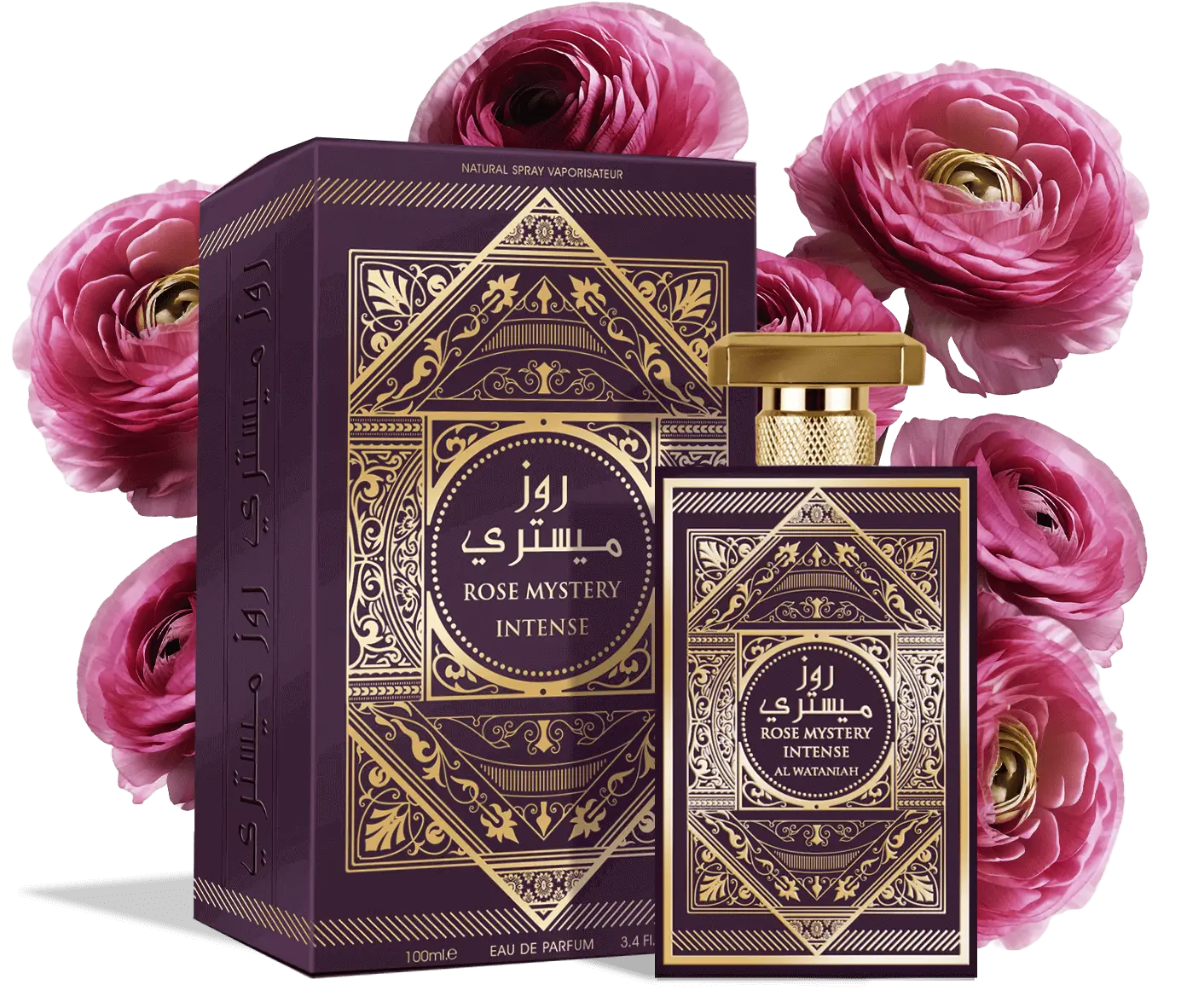 PERFUME AL WATANIAH ROSE MYSTERY INTENSE EDP 100ML