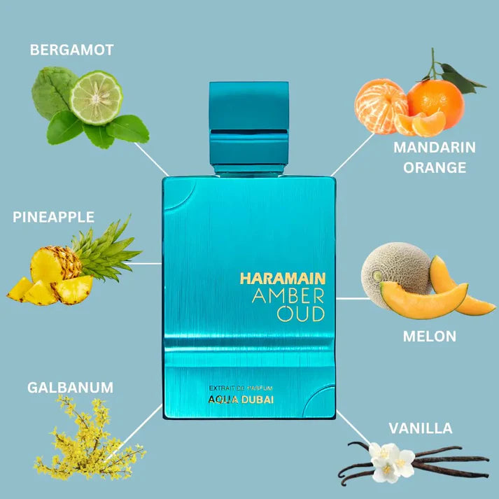 PERFUME AL HARAMAIN AMBER OUD AQUA DUBAI EDP 75ML