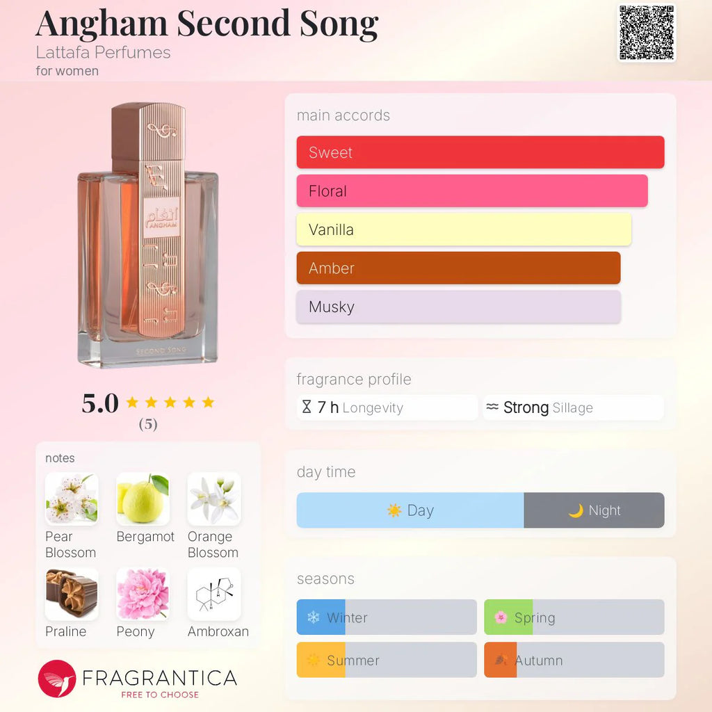 PERFUME LATTAFA ANGHAM SECOND EDP 100ML