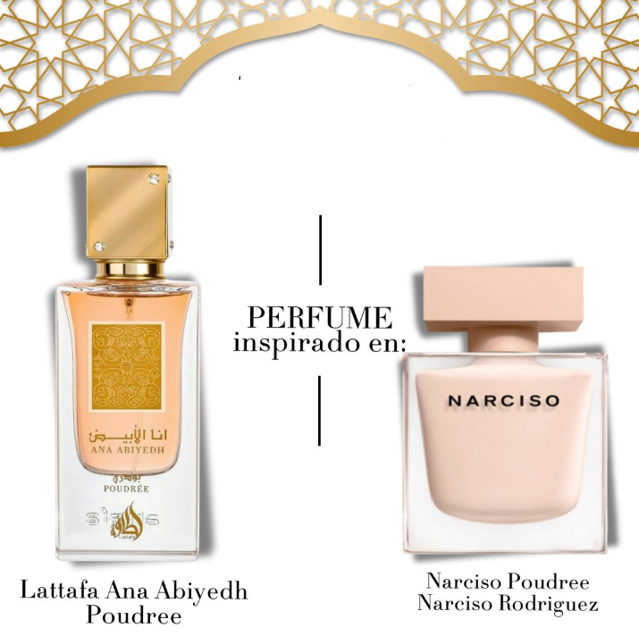 PERFUME LATTAFA ANA ABIYEDH POUDREE EDP FEM 60ML
