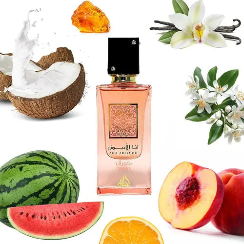PERFUME LATTAFA ANA ABIYEDH CORAL EDP UNIS 60ML