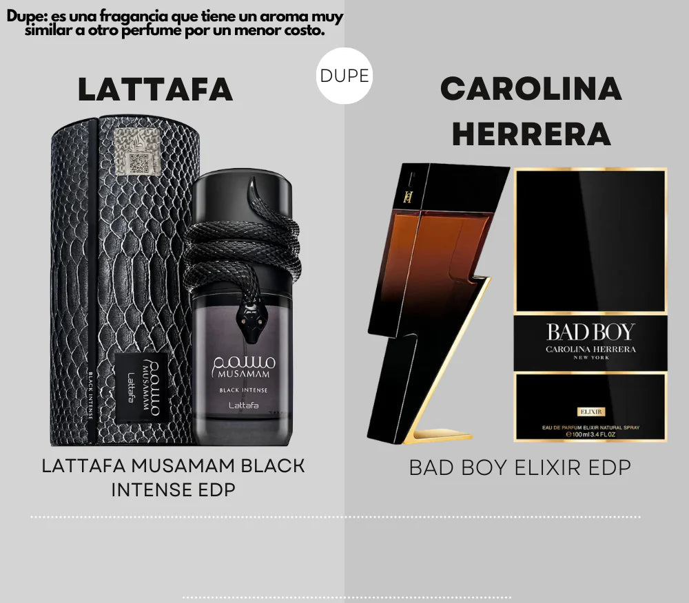 PERFUME LATTAFA MUSAMAM BLACK INTENSE EDP MASC 100ML