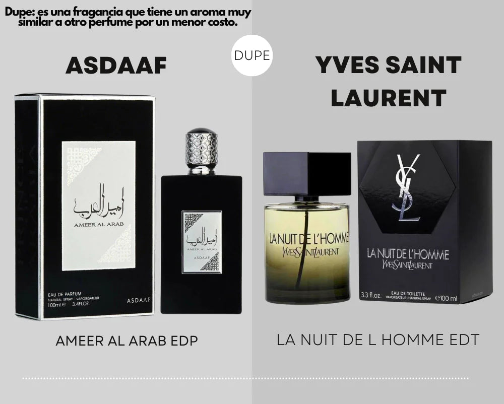 PERFUME ASDAAF AMEER AL ARAB BLACK EDP 100ML