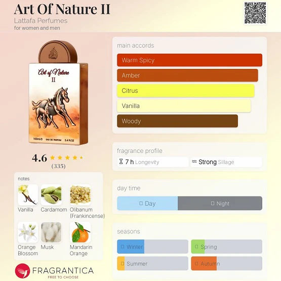 PERFUME LATTAFA PRIDE ART OF NATURE II EDP 100M