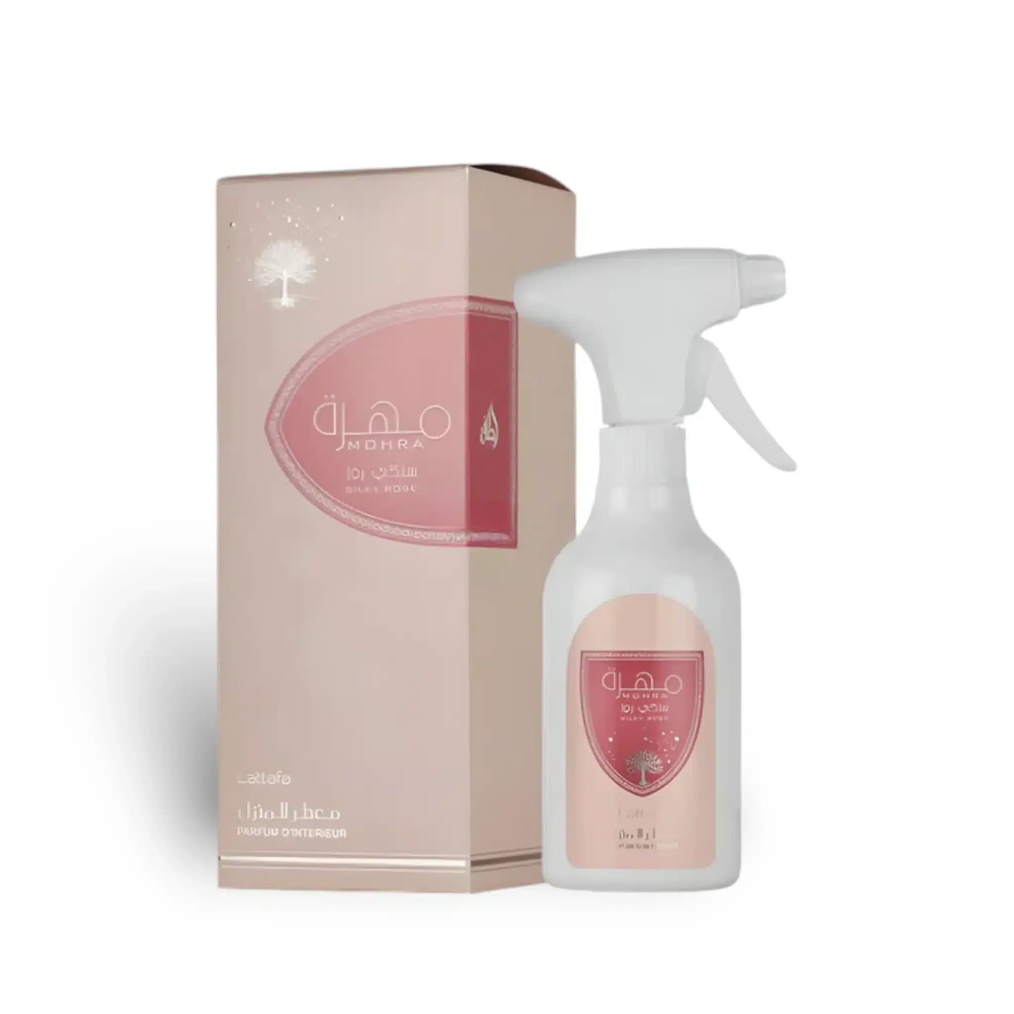 LATTAFA SPRAY DE AMBIENTE MOHRA SILKY ROSE 450ML