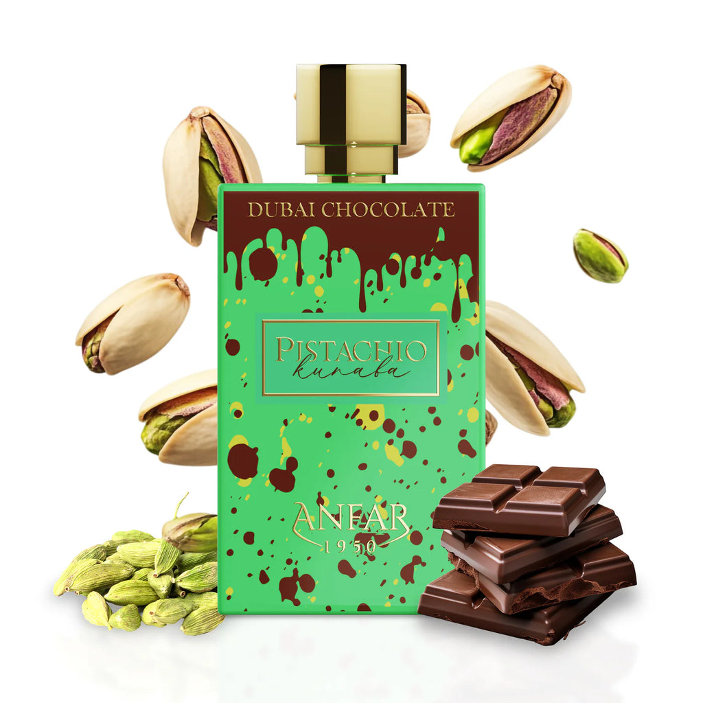 PERFUME ANFAR 1950 DUBAI CHOCOLATE PISTACHIO KUNAFA EDP U/