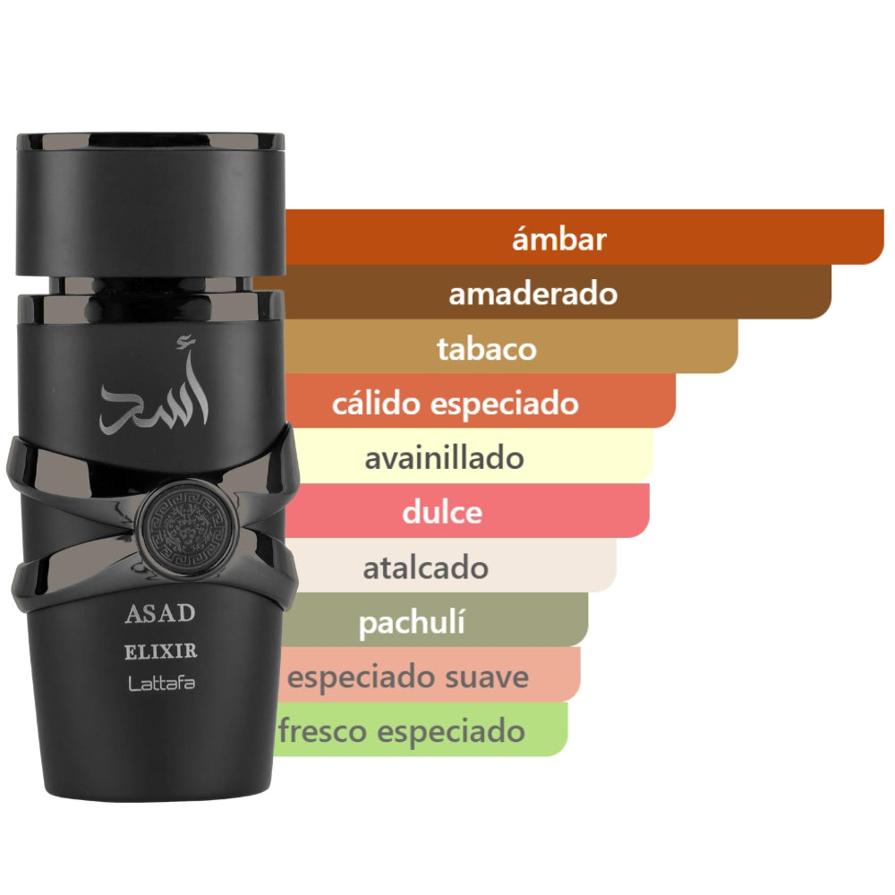 PERFUME LATTAFA ASAD ELIXIR EDP MASC 100ML