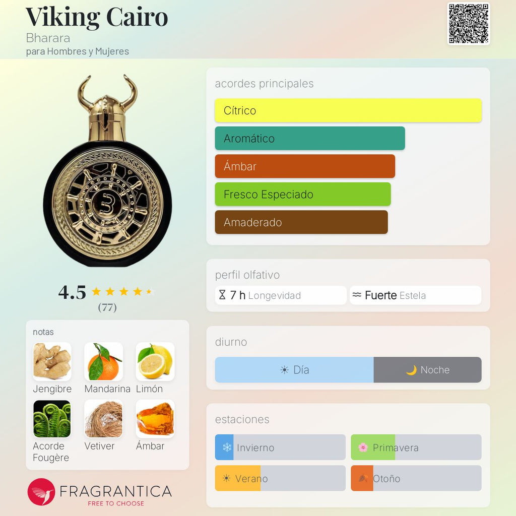 PERFUME BHARARA VIKING CAIRO PARFUM MASC 100ML