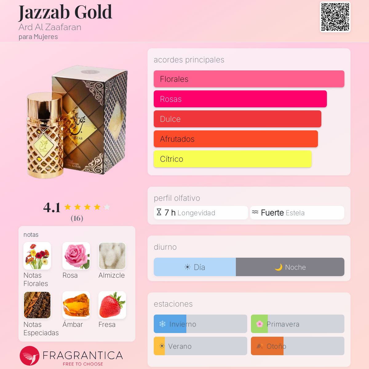 PERFUME ARD AL ZAAFARAN JAZZAB ELIXIR EDP FEM 100ML
