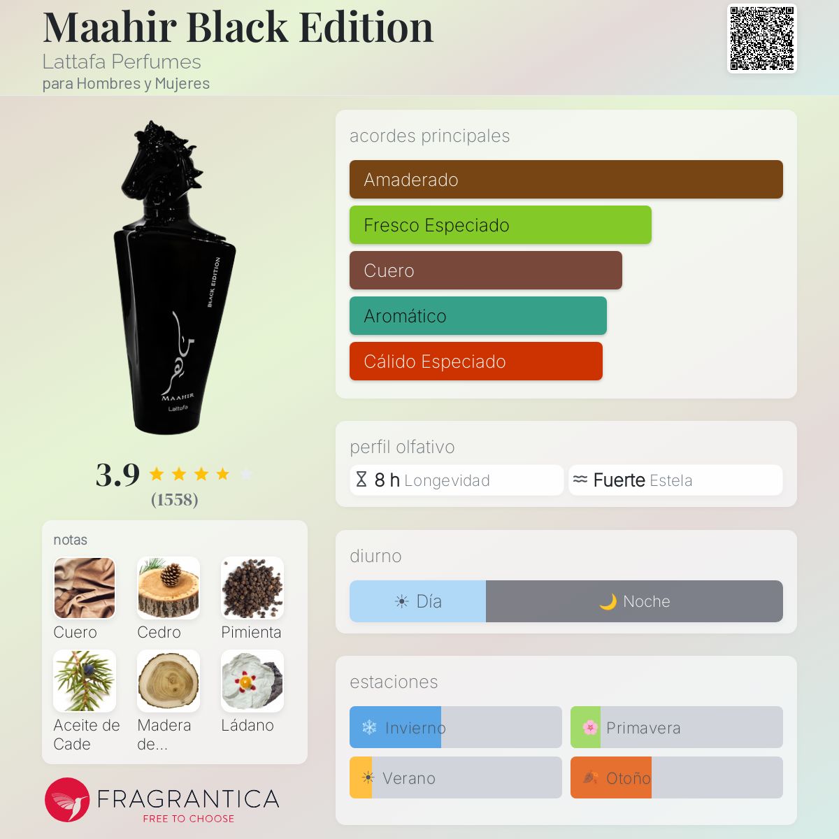 PERFUME LATTAFA MAAHIR BLACK EDITION EDP 100ML