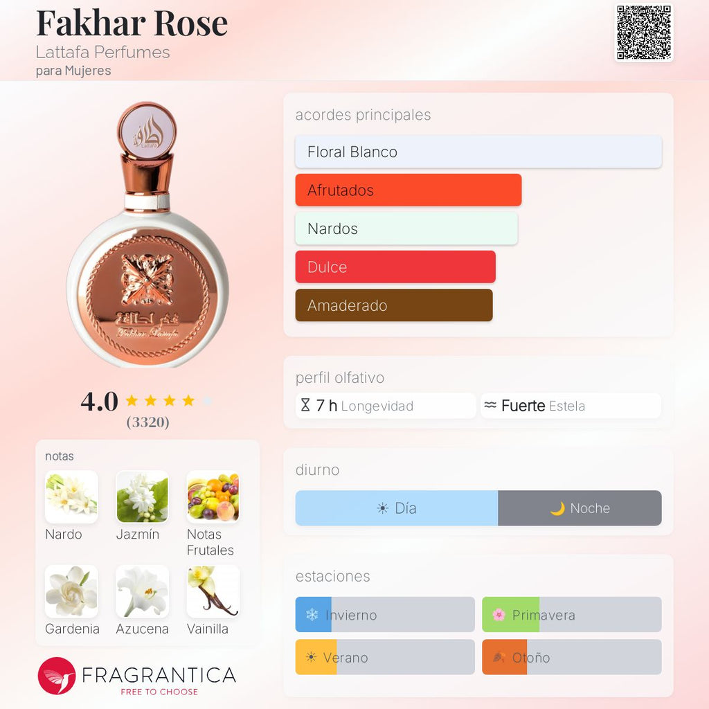 PERFUME LATTAFA FAKHAR FEM EDP 100ML