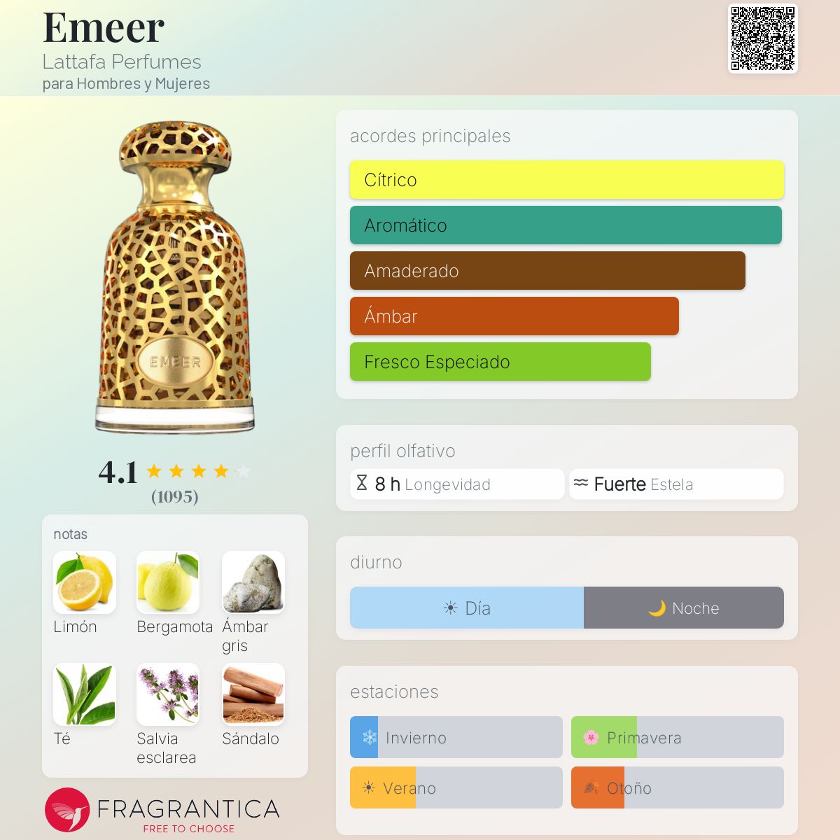 PERFUME LATTAFA EMEER EDP 100ML