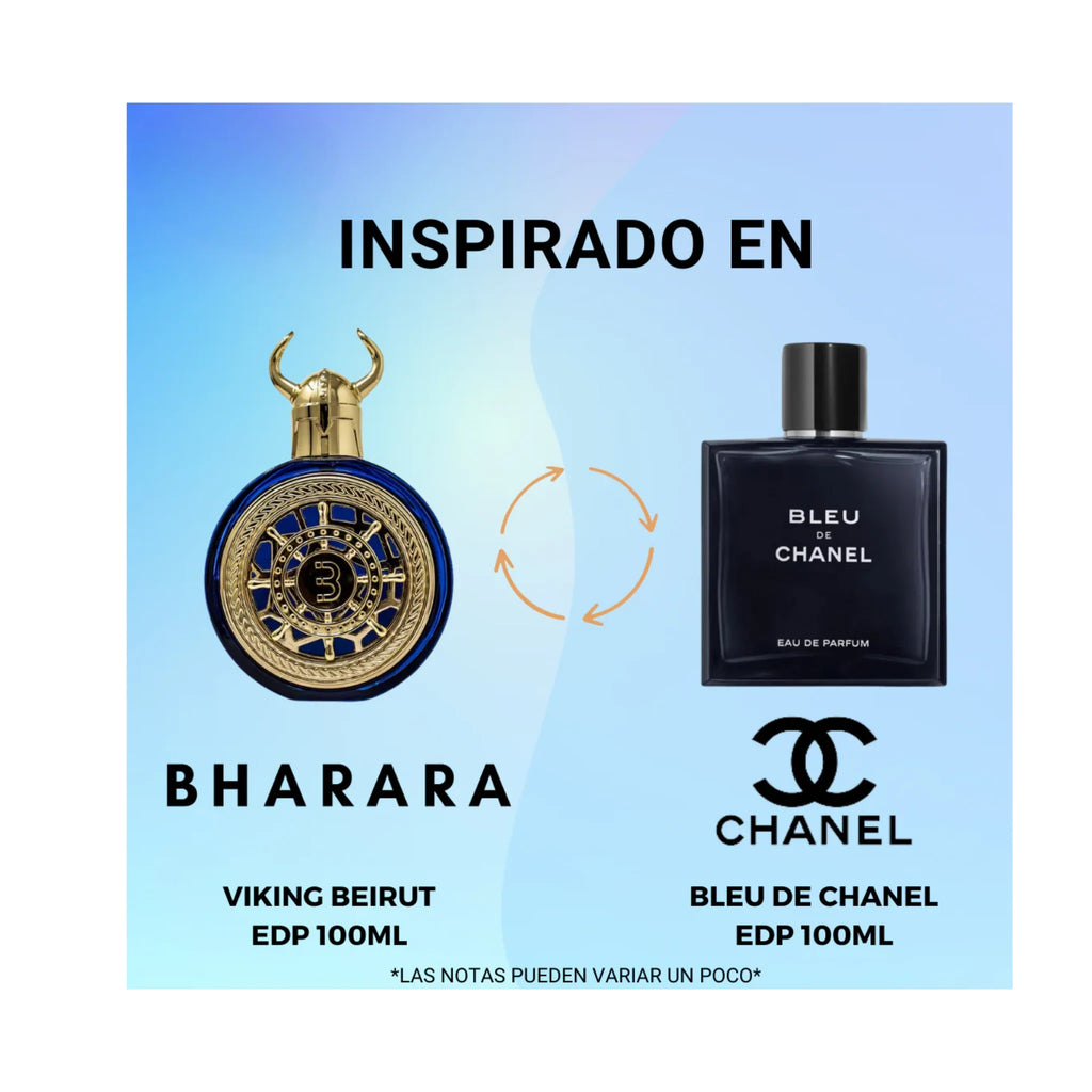 PERFUME BHARARA VIKING BEIRUT PARFUM UNISSEX 100ML