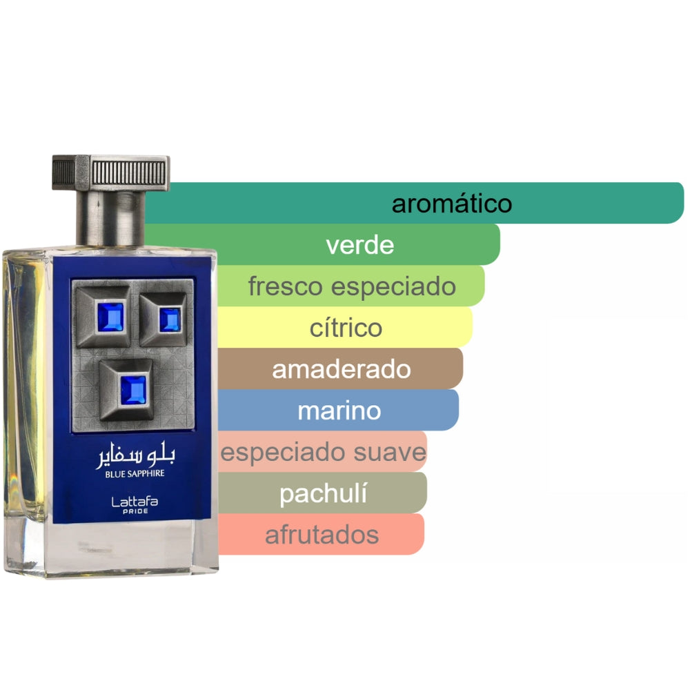 PERFUME LATTAFA PRIDE BLUE SAPPHIRE EDP UNISSEX 100ML
