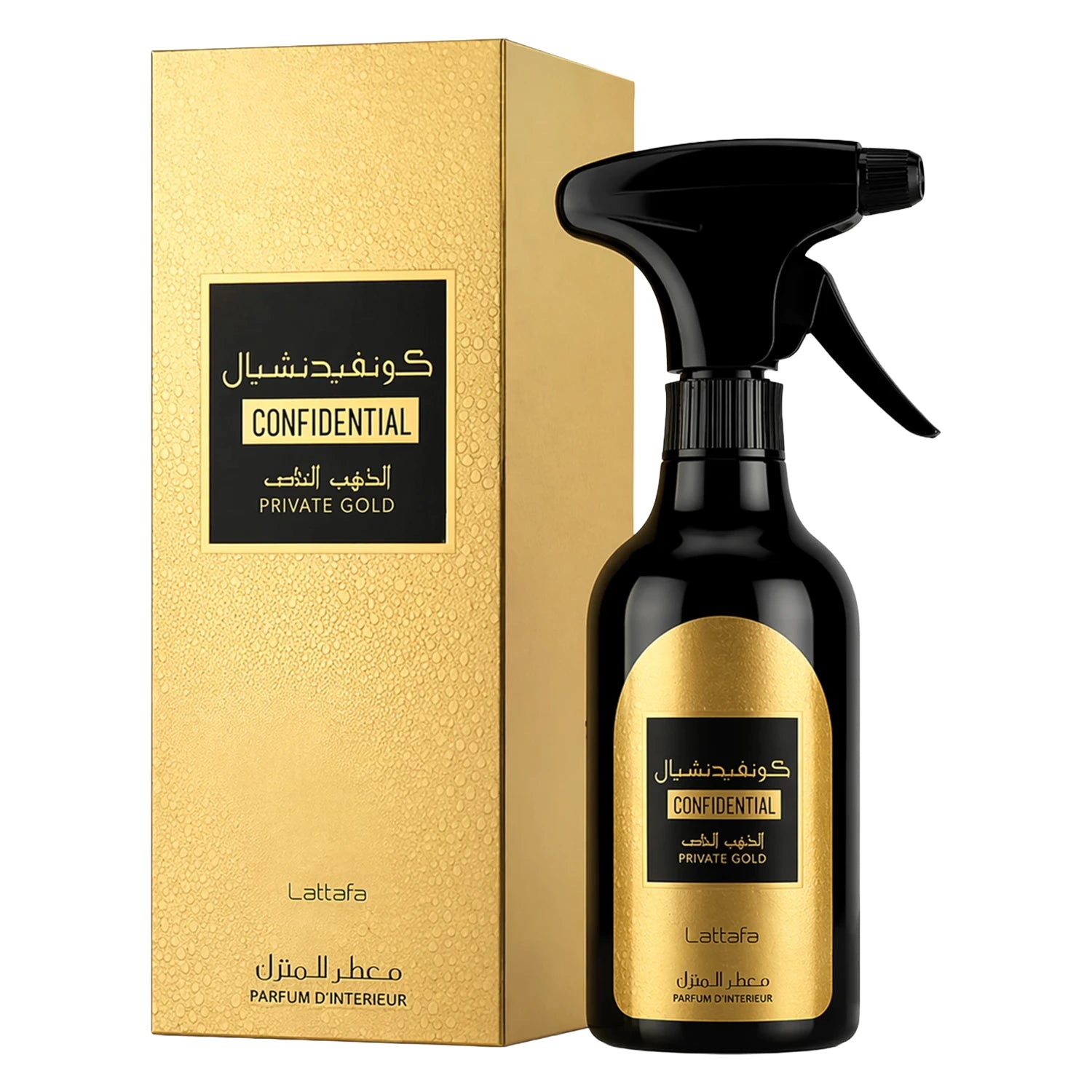 LATTAFA SPRAY DE AMBIENTE CONFIDENTIAL GOLD 450ML