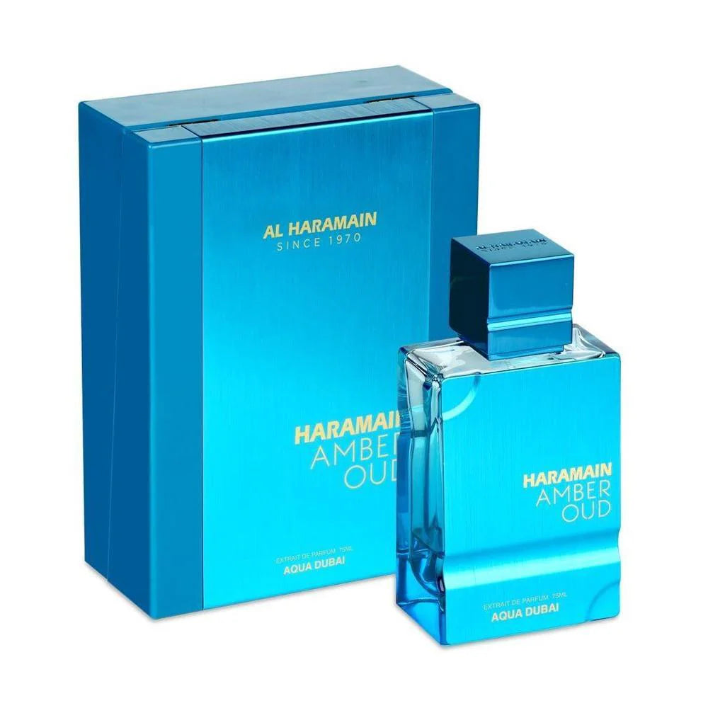 PERFUME AL HARAMAIN AMBER OUD AQUA DUBAI EDP 75ML