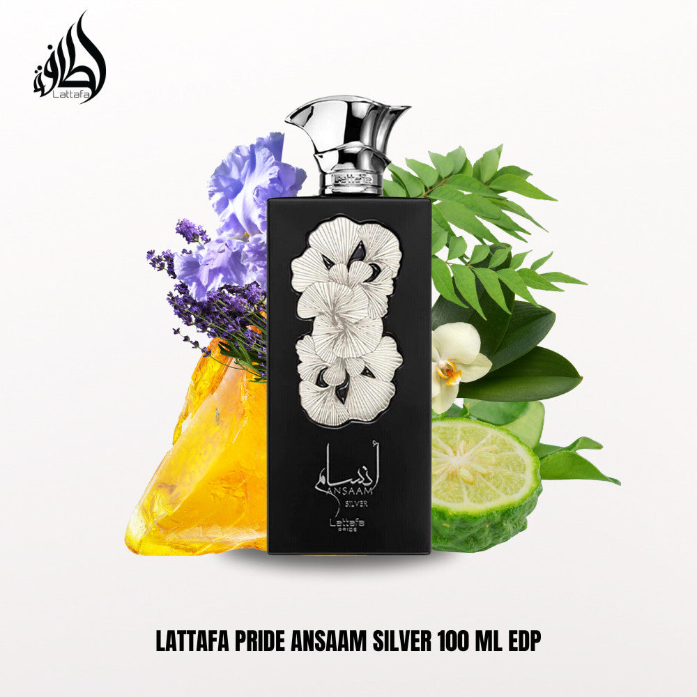 PERFUME LATTAFA PRIDE ANSAAM SILVER EDP 100ML